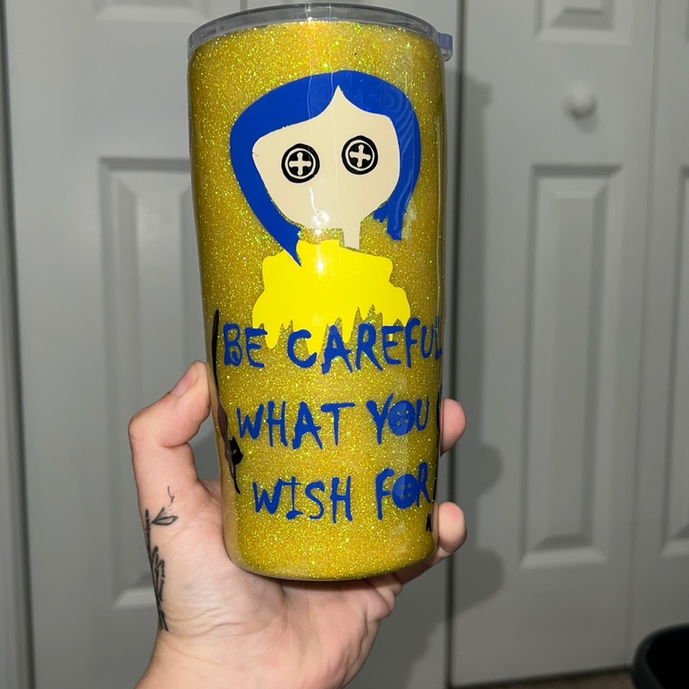 Coraline Tumbler, Coraline Cup 20oz